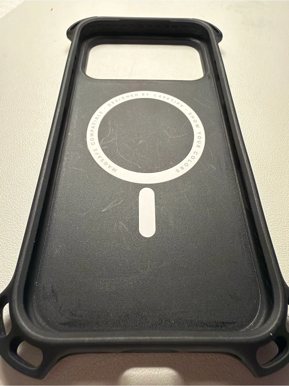Casetify Black & White 'Valeria' Script Case